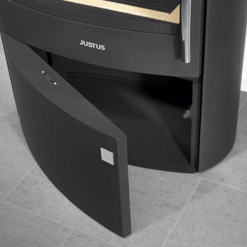 Poêle à bois JUSTUS AGERO W+ avec bloc accumulateur – 7 kW
