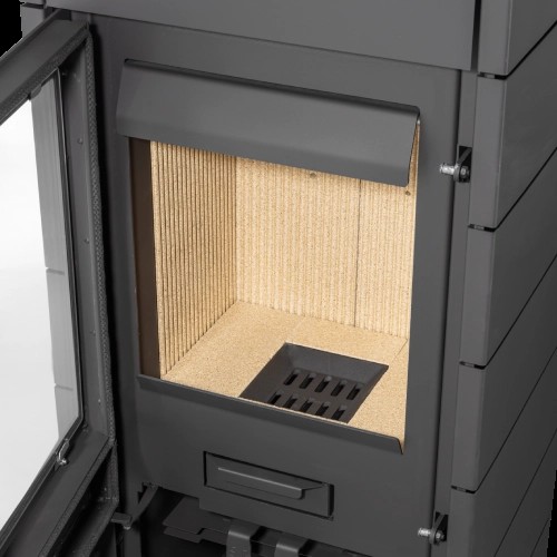 Poêle à bois Justus Tova W+ avec bloc accumulateur – 6 kW