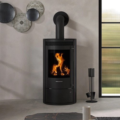 Poêle à bois Oranier Arktis 7 | 2.0 pureBLACK 7 kW