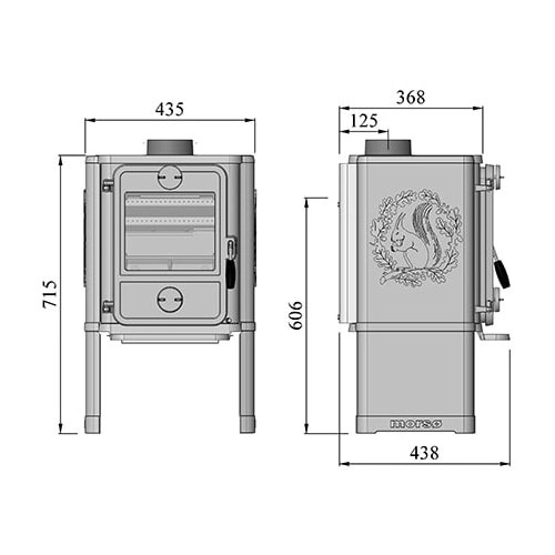 Poêle à bois Morsoe 1442 | 5 kW