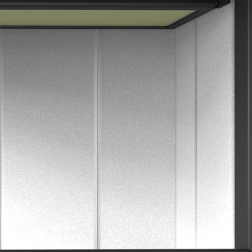 Insert bois SCHMID Lina TV 55 h/s porte coulissante/porte pivotante, traversée - tunnel 7 kW