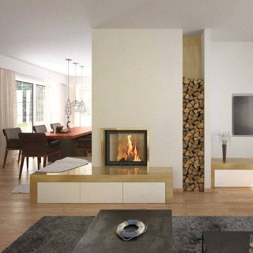 Insert bois SCHMID Lina 67 s 9 kW porte pivotante