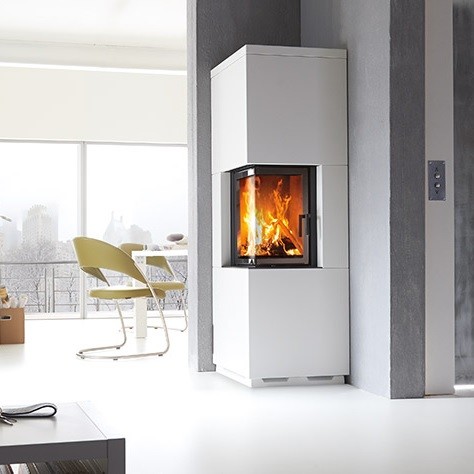 Insert bois SCHMID Ekko 34(34) s porte pivotante 7 kW