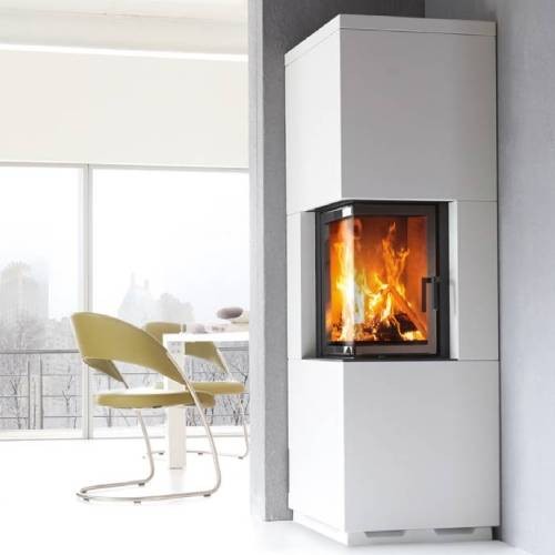 Insert bois SCHMID Ekko 34(34) h porte coulissante 7 kW