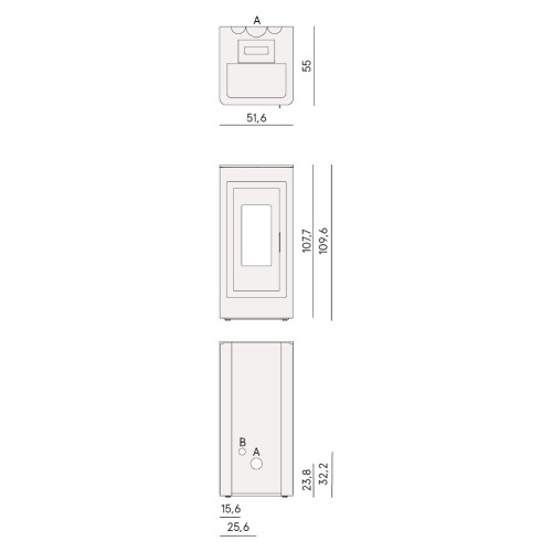 Poêle à granulés Cadel Kobe 11 | 10,5 kW