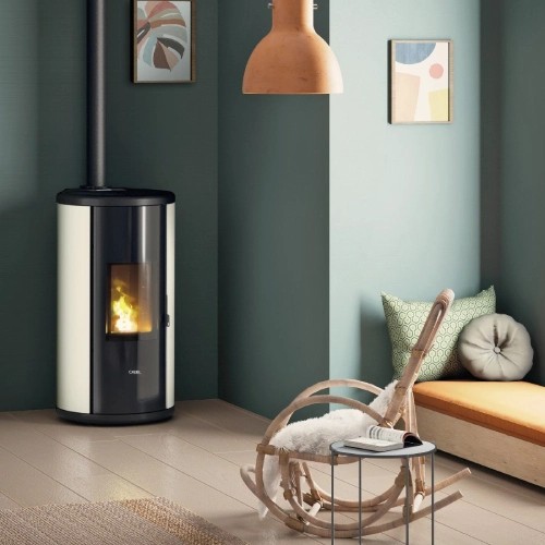 Poêle à granulés Cadel Sound 7 Up-Twin 7 kW