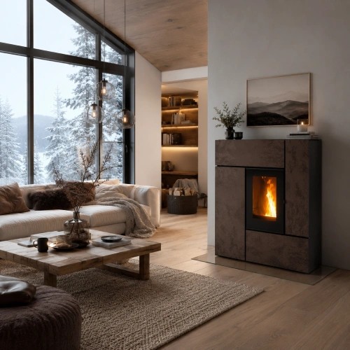 Poêle à granulés MCZ FEEL Comfort Air Matic 12 UP! M1 Core 12 kW
