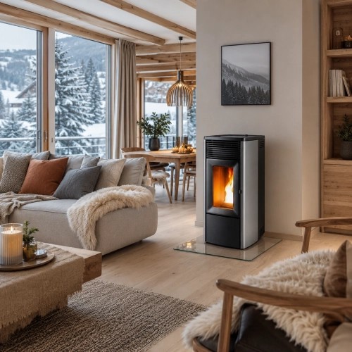 Poêle à granulés MCZ EGO Air 8 XUP! M3 8,1 kW