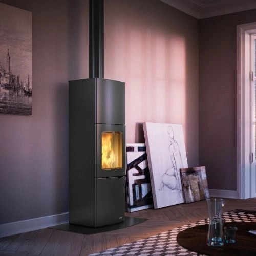 Poêle à bois Palazzetti Eva S avec ventilateur 7 kW