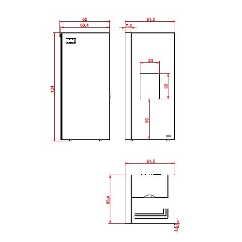Poêle à granulés Palazzetti Ecofire Dadò Idro 10 | 10,3 kW hydro