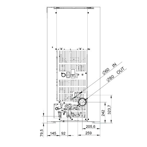 Poêle à granulés Palazzetti Ecofire Dadò Idro 10 | 10,3 kW hydro