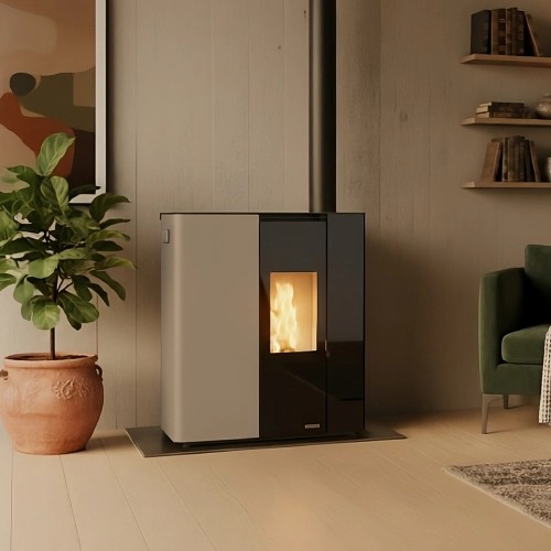Poêle à granulés Palazzetti Ecofire Scarlet Lux TC US 6,1 kW