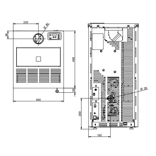 Poêle à granulés Royal Donna Air 80 US 8 kW