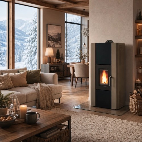 Poêle à granulés Royal Idro 240 | 23,6 kW hydro