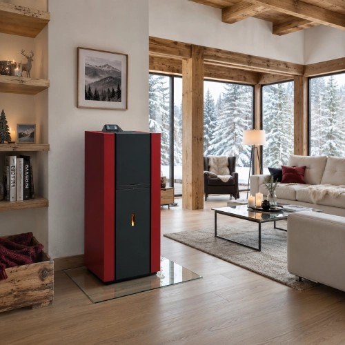Poêle à granulés Royal Idro Wall 12 | 12,4 kW hydro