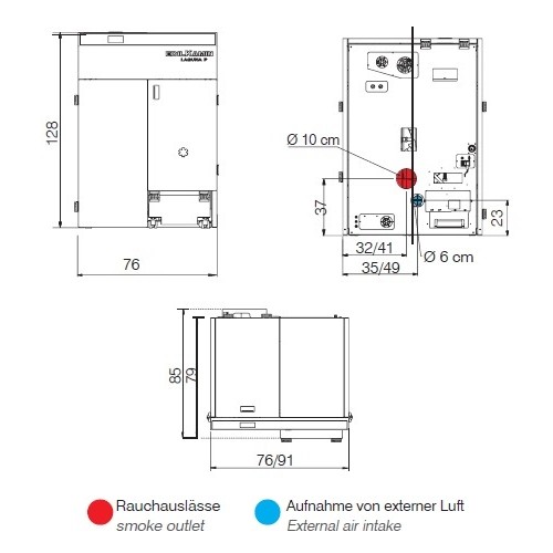 Chaudière à granulés Edilkamin Laguna2 P18 | 17,6 kW