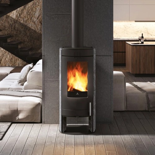 Poêle à bois Edilkamin Polo Open Evo 8,1 kW