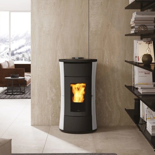 Poêle à granulés Edilkamin Cherie H 10 Evo 10,5 kW Hydro