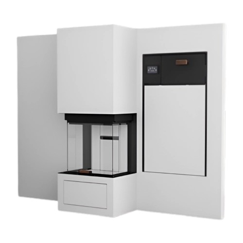 Insert bois Austroflamm 57x38x52 S3 Duo Cheminée hybride