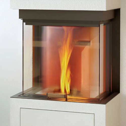 Insert bois Austroflamm 57x38x52 S3 Duo Cheminée hybride