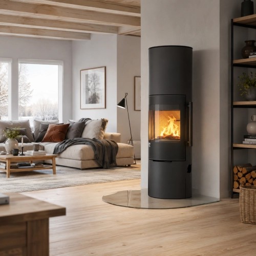 Poêle à bois Drooff Andalo 3 W L 10 kW Hydro