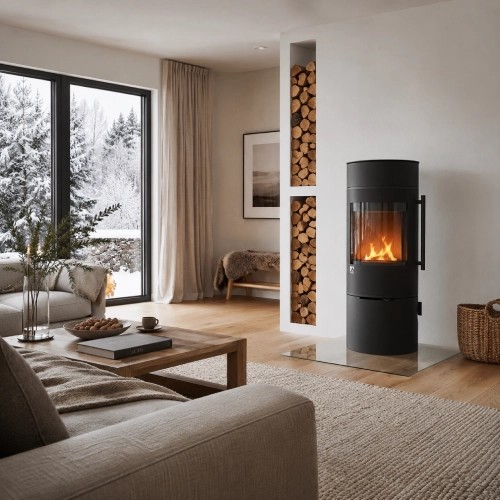 Poêle à bois Drooff Andalo 3 W M 10 kW Hydro