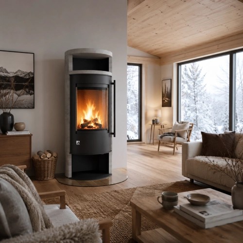 Poêle à bois Drooff Aprica 2 Plus Trend 6 kW