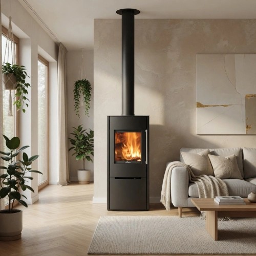 Poêle à bois Wamsler Pylon 1/3G 6,2 kW