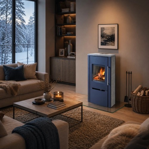 Poêle à bois Wamsler Pylon 6,2 kW