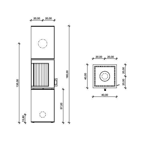 Poêle à bois Neocube S10 XL 5,4 kW
