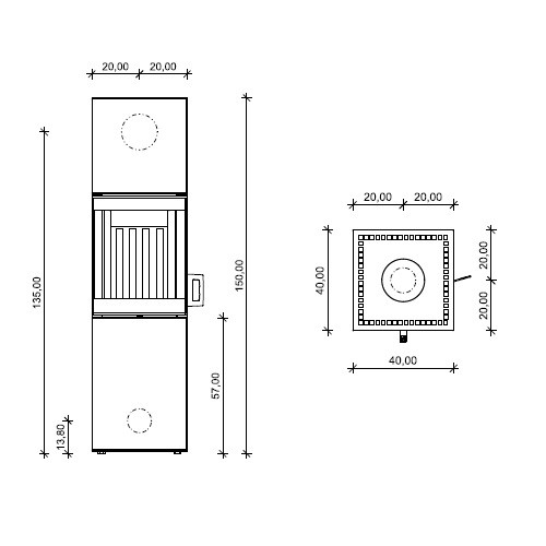Poêle à bois Neocube S30 6 kW
