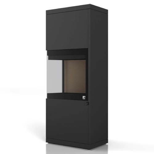 Poêle à bois Drooff Livera Panorama L 8 kW