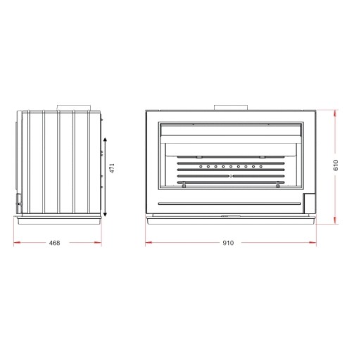 Poêle à bois Invicta Preston 12 kW