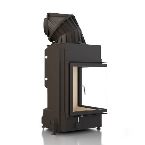 Insert bois d’angle Brunner 57/52/52 | 10 kW porte pivotante
