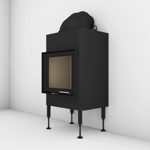 Insert bois Brunner BKH 5.0 Plat 42-50 | 8 kW porte pivotante