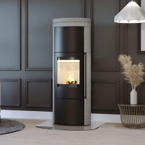 Poêle à bois Vaio IQ 33 XL Naturstein 6,3 kW