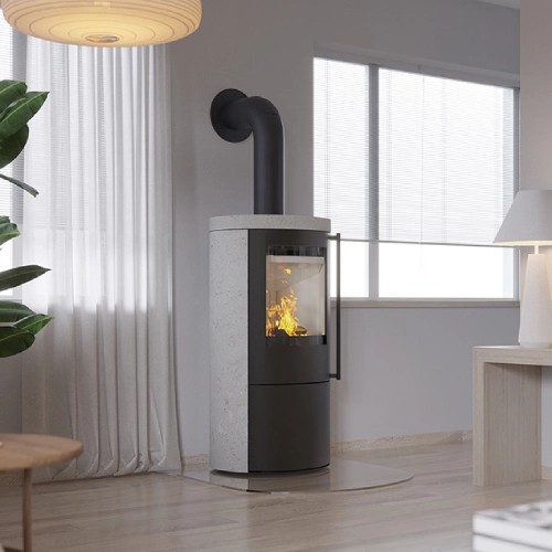 Poêle à bois Vaio IQ 33 Naturstein 6,3 kW