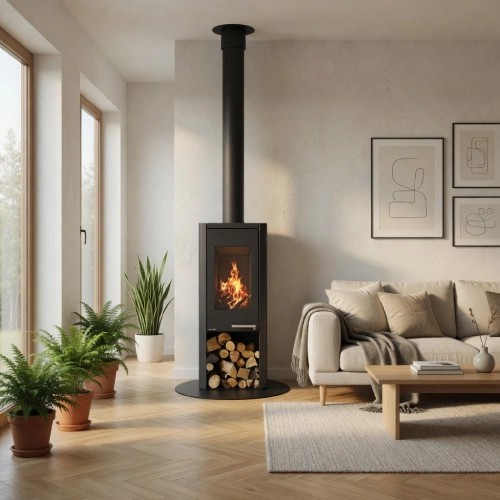 Poêle à bois Wamsler Myro-H 8 kW