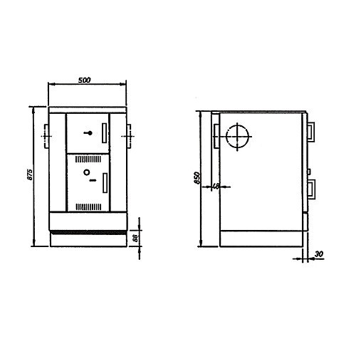 Cuisinière à bois Wamsler K 158 | 22 kW Hydro