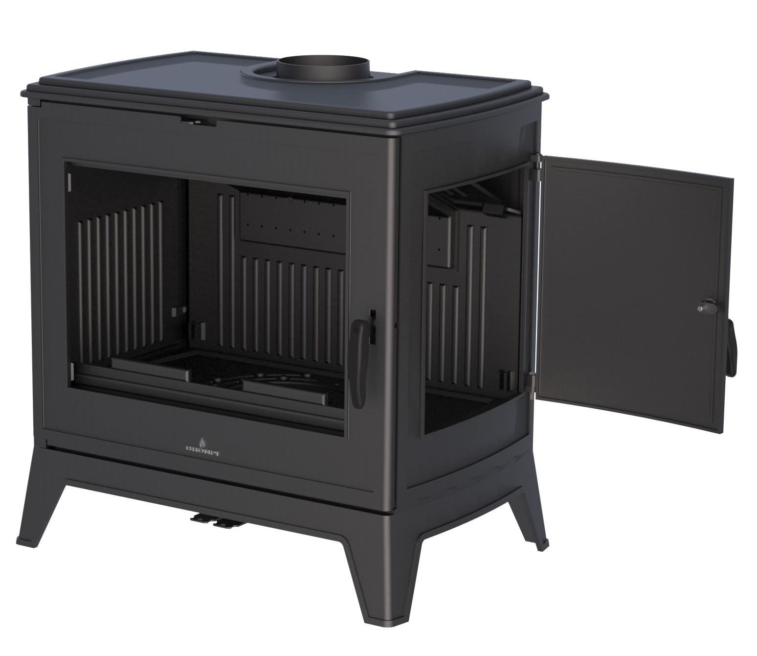 Poêle à bois en fonte - BRONPI Derby 14 kW