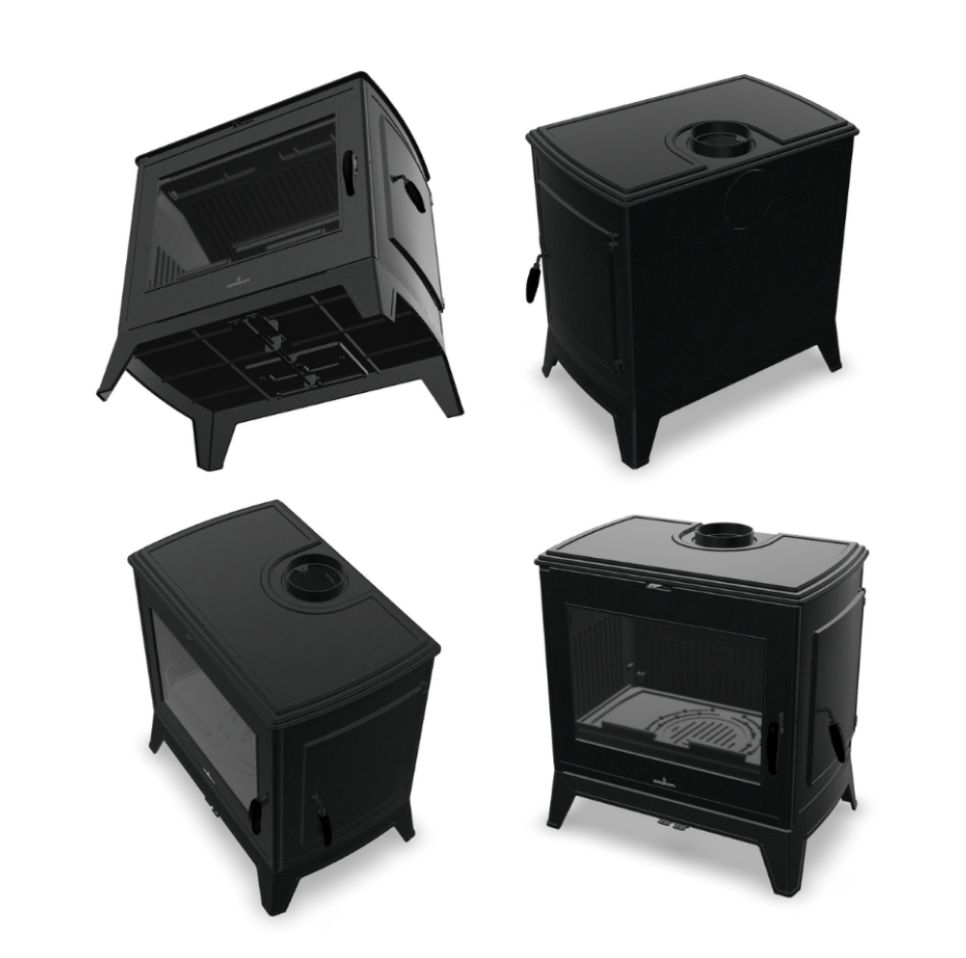 Poêle à bois en fonte - BRONPI Derby 14 kW