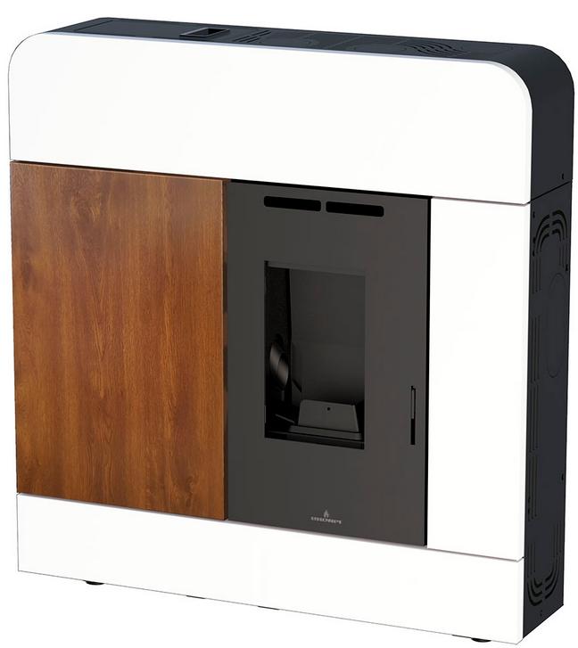 Poêle à granulés extra-plat - BRONPI Dora 11 kW