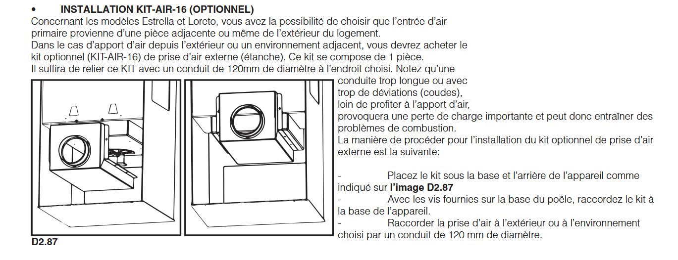Poêle à bois 3 vitres raccordable - BRONPI Estrella 7 kW