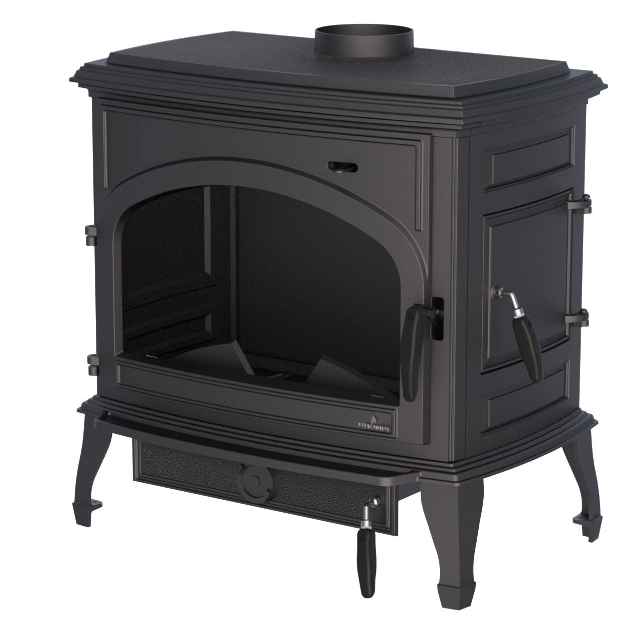 Poêle à bois en fonte - BRONPI Etna 11.3 kW