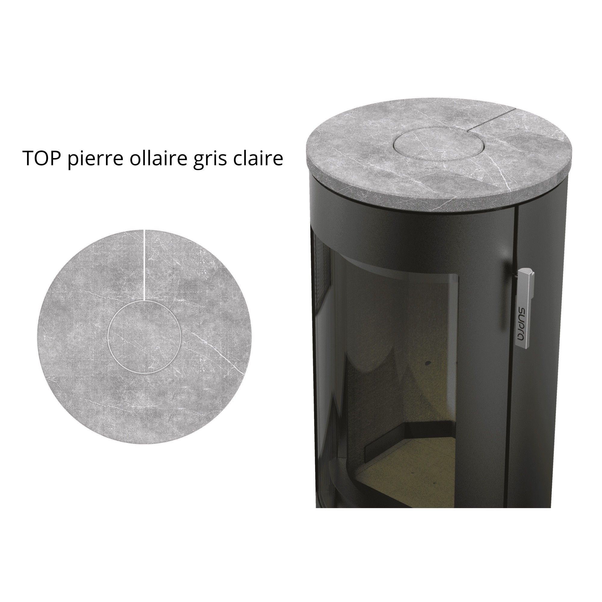 Poêle à bois étanche - SUPRA Chloé 7 kW