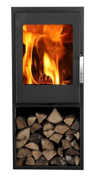 Poêle à bois étanche - SUPRA Jacco Bûcher 4.8 kW