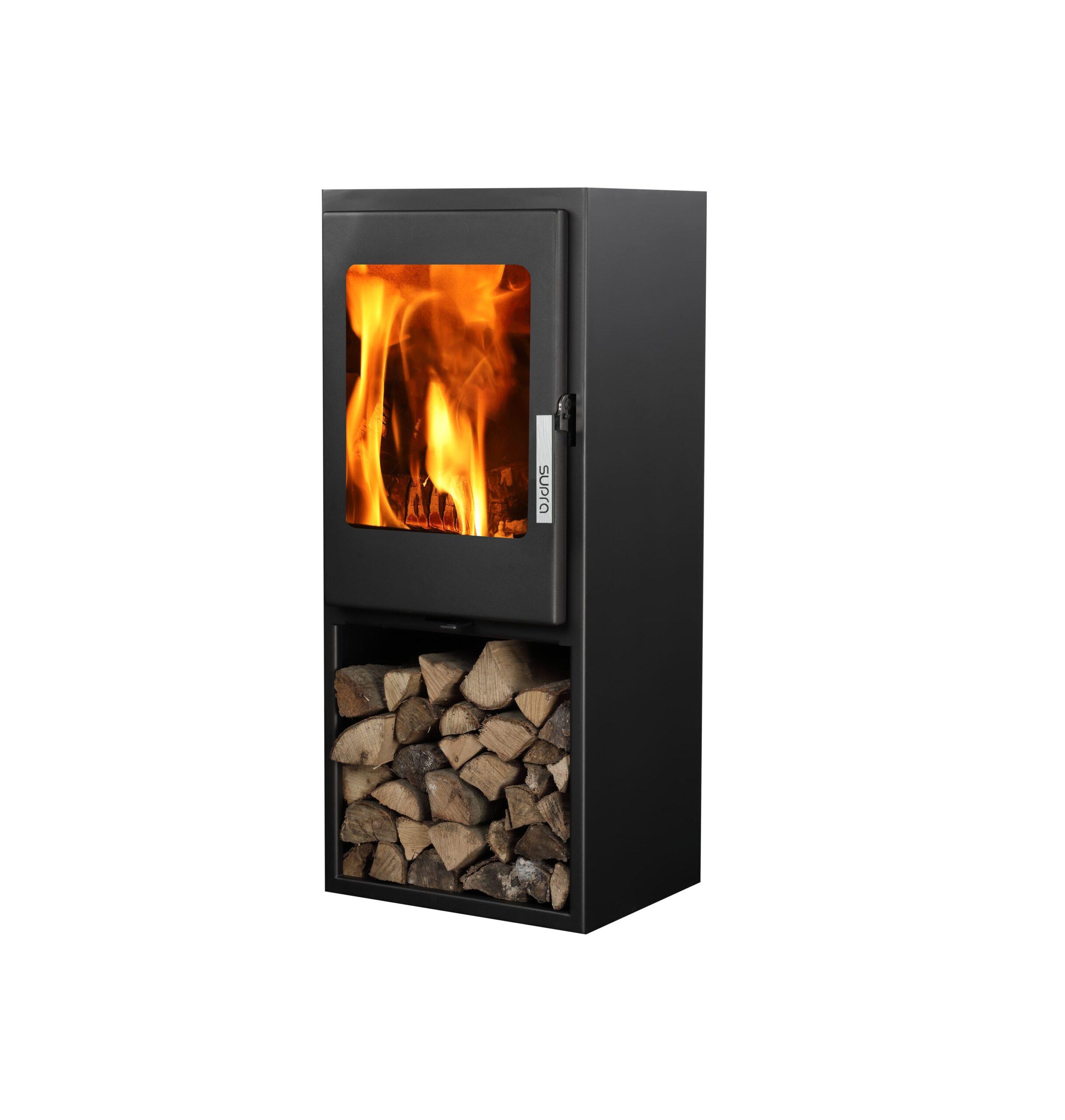 Poêle à bois étanche - SUPRA Jacco Bûcher 4.8 kW