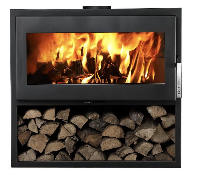 Poêle à bois étanche - SUPRA Larry Bûcher 8.5 kW