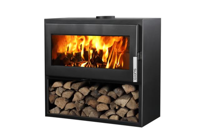 Poêle à bois étanche - SUPRA Larry Bûcher 8.5 kW