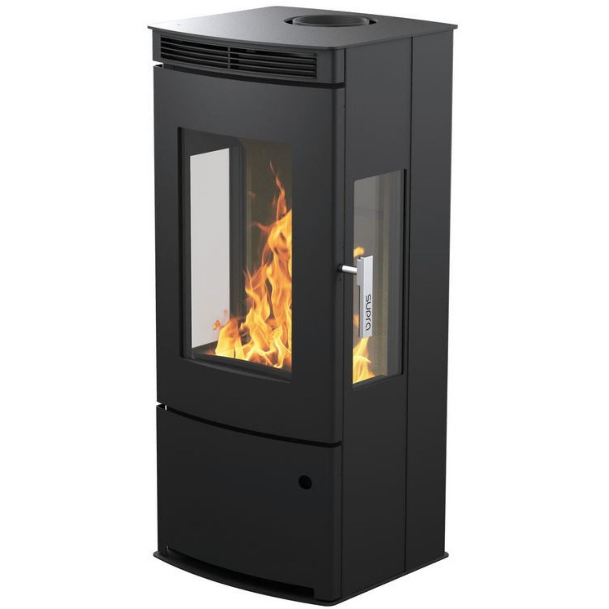 Poêle à bois 3 vitres étanche - SUPRA Talma Tri Vision 9.1 kW